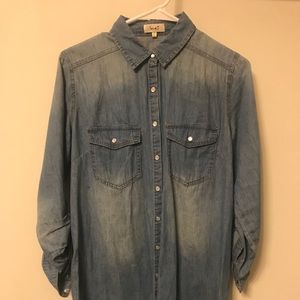 Denim tunic